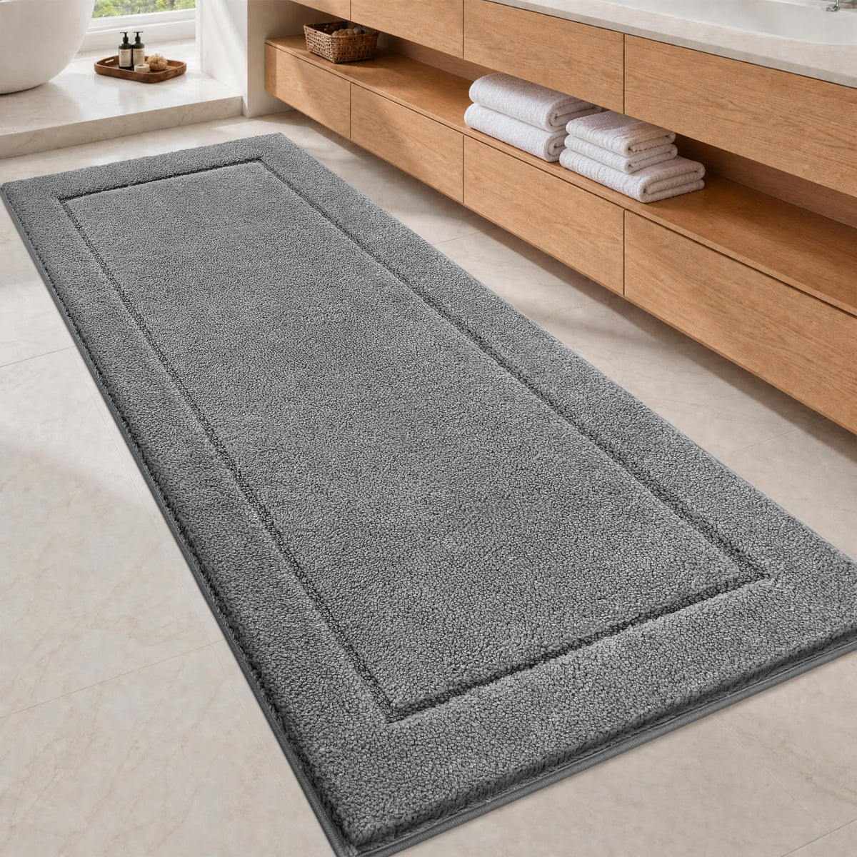 Extra Soft Bathroom Rug 30" x 60", Bath Mat, Shower Runner Rug