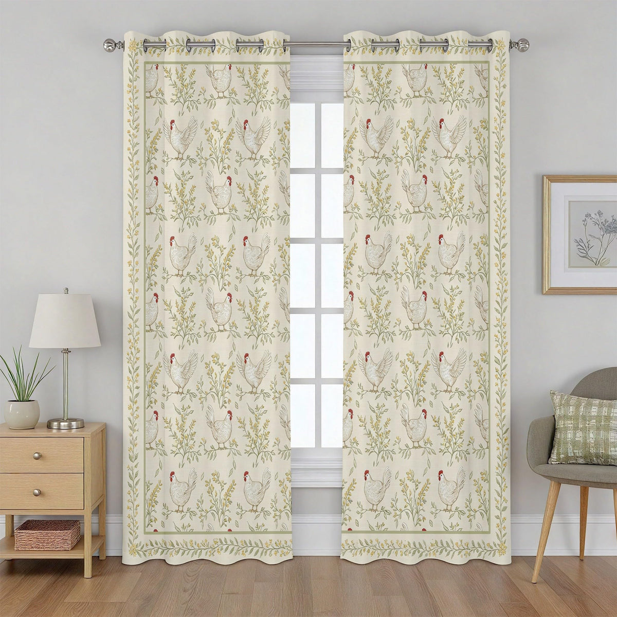 Sun Leopard Curtains 2 Panels, Sunburst Cheetah Blackout Curtains