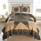 Donna Sharp Cotton Twin Quilt, Woodland Square, 69" x 90"
