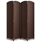 Sorbus Foldable Room Divider, Mesh Privacy Screen (8 Panel, Black)