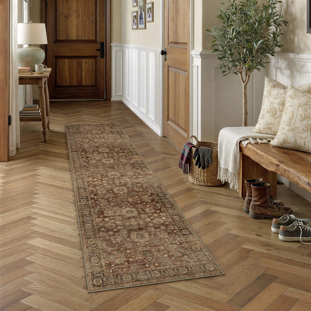 HUGEAR 8x10 Beige Neutral Area Rugs Washable Rug Carpet