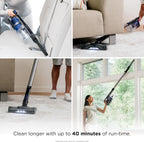 Shark Pet Cordless Stick Vacuum, 40-Min Runtime, Lightweight, Grey, IX141