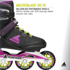 Rollerblade Macroblade 80 Women's Adult Fitness Inline Skate, Performance Inline Skates