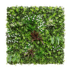 ECOOPTS 40"x40" Faux Ivy Privacy Fence Screen Artificial Boxwood Panels Topiary Hedge Plants for Indoor Outdoor Decoration, 9 Mixed Leave, 3 Packs