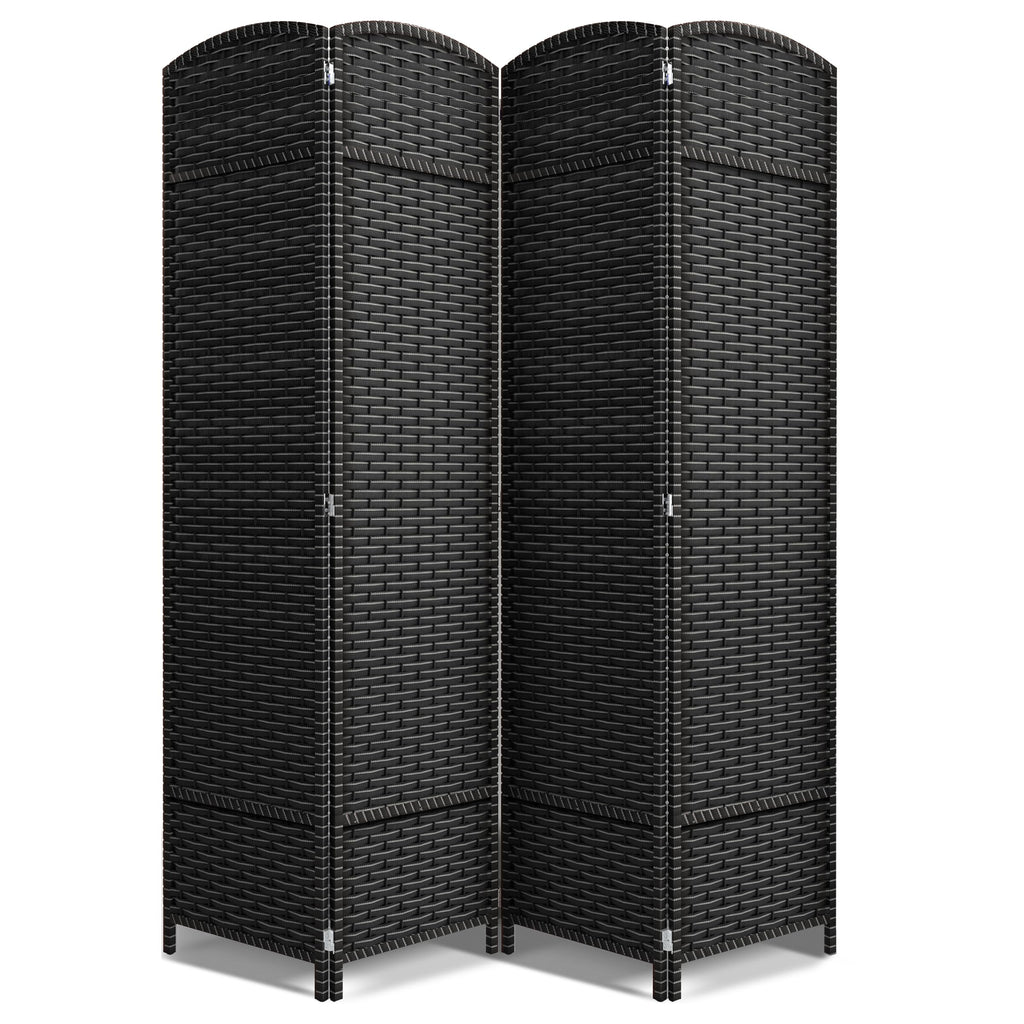 Sorbus Foldable Room Divider, Mesh Privacy Screen (8 Panel, Chocolate)