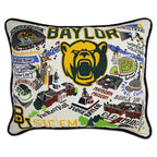 Catstudio Texas A&M Aggies Hand Embroidered Throw Pillow