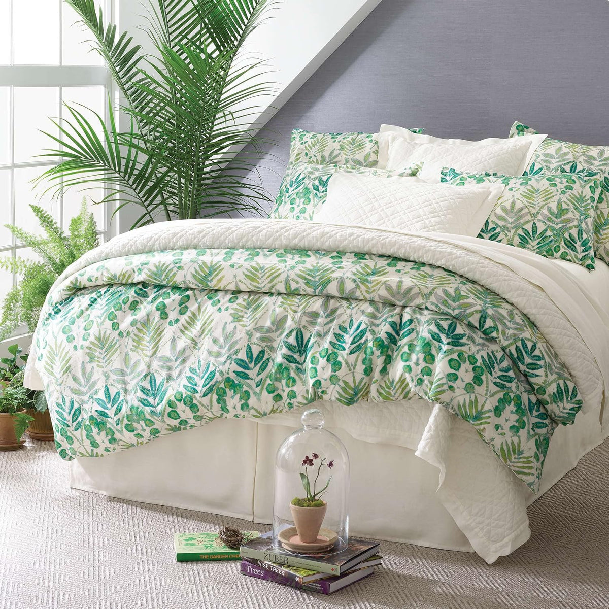 Pine Cone Hill Washed Linen Ivory Solid Linen Quilt, King
