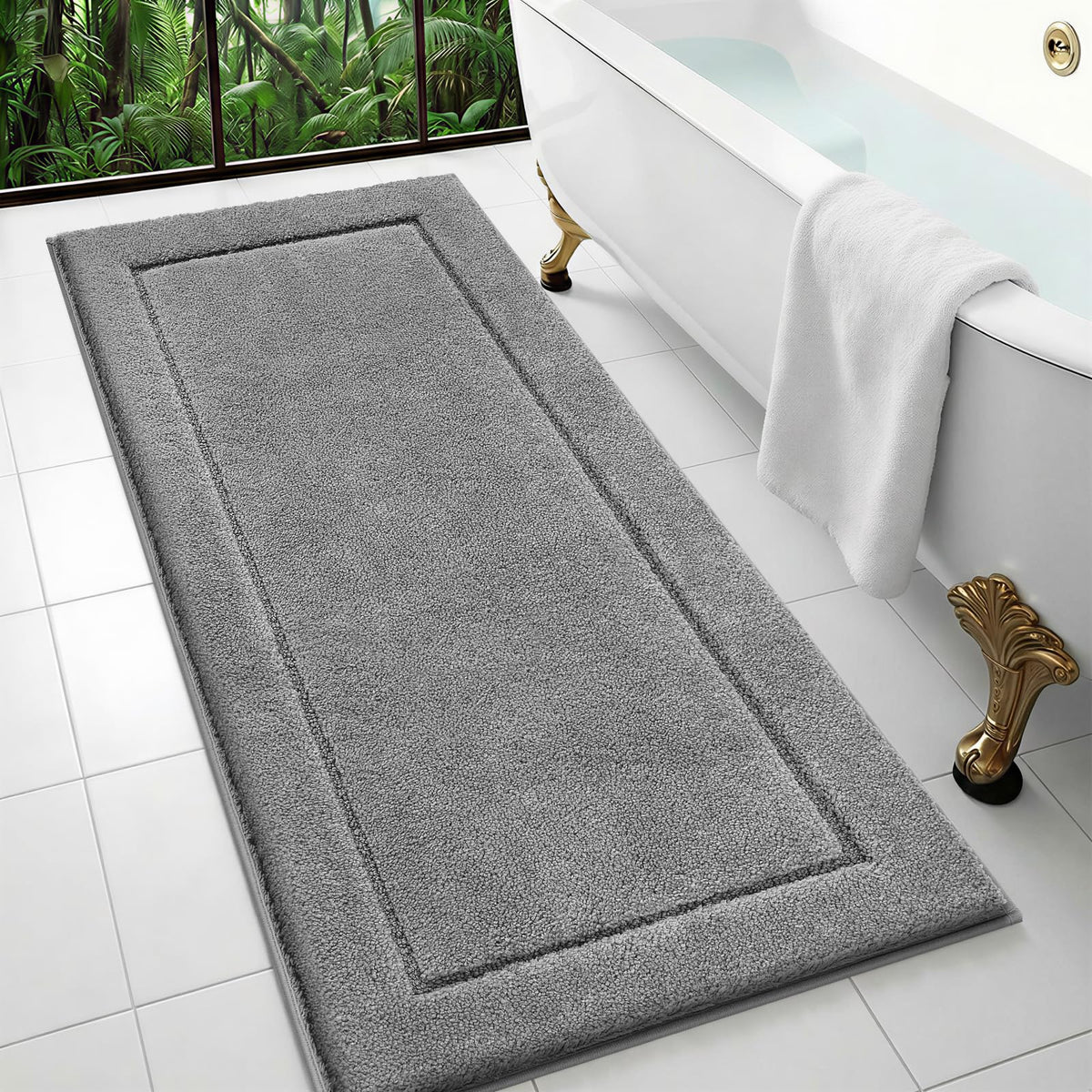 Extra Soft Bathroom Rug 30" x 60", Bath Mat, Shower Runner Rug