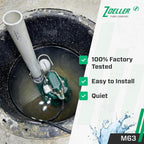 Zoeller M63 - Automatic Submersible Sump Pump - 3/10HP - Cast Iron -115V