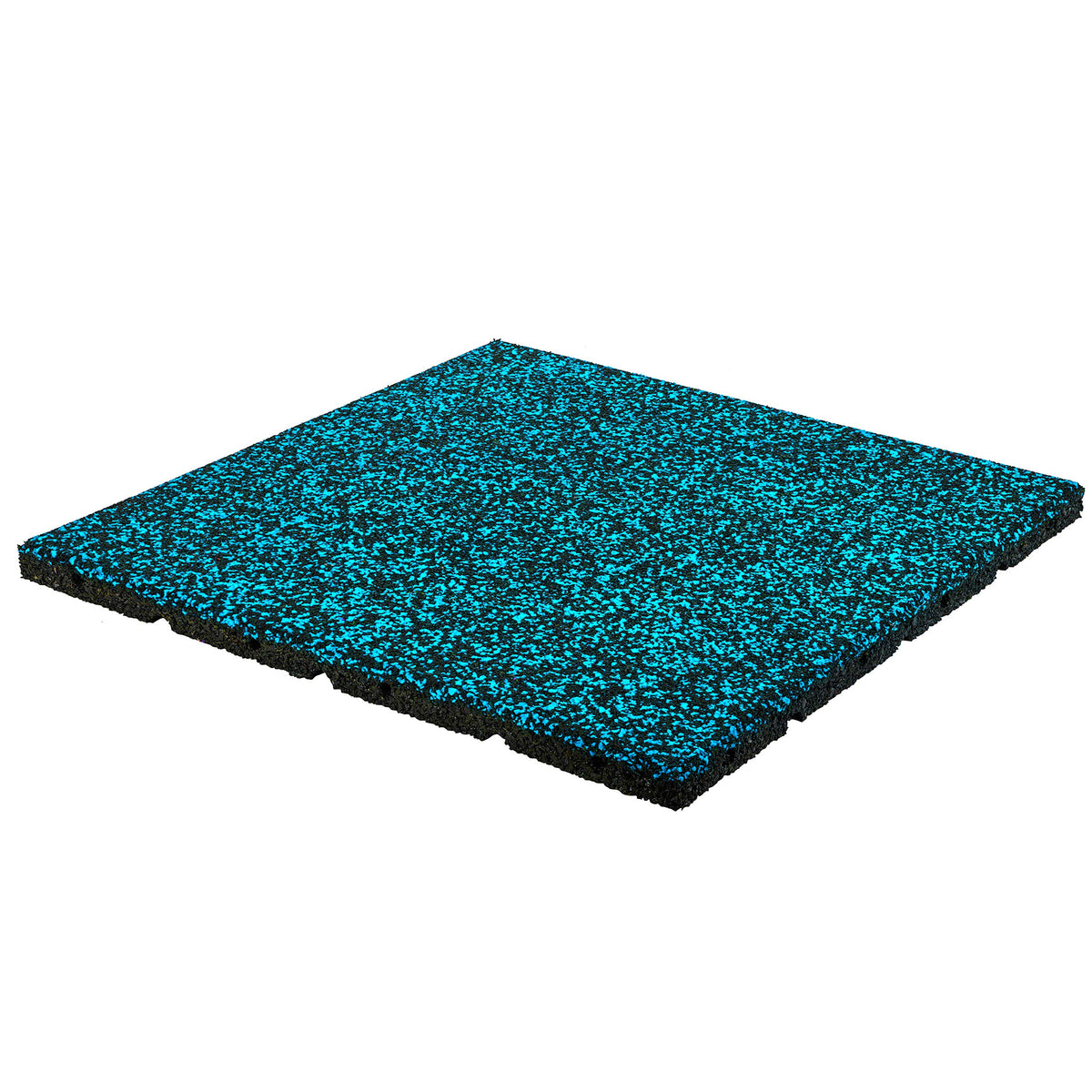 Playsafer Elevate Rubber Playground Tiles - 1" Thick High Density Interlocking Shock Absorbent Safety Tile for Playgrounds, and Exercise Equipment - 20" X 20" (10 Tiles - 27 Sq. Ft. - Green)