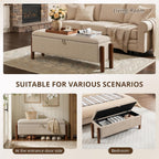 55'' Modern Storage Ottoman Benches