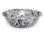 Enamelware Benson Basin, 32 quart, Red/White Splatter (Single)