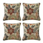 Outdoor Sunbrella Decorative Pillows Pack of 4, 20" x 12" Outdoor Pillow Set for Couch Bed Throw Patio Sofa, Airies Marble