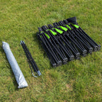 QuickPlay Pro 6-Seater Team Bench with Canopy Shelter - Sideline