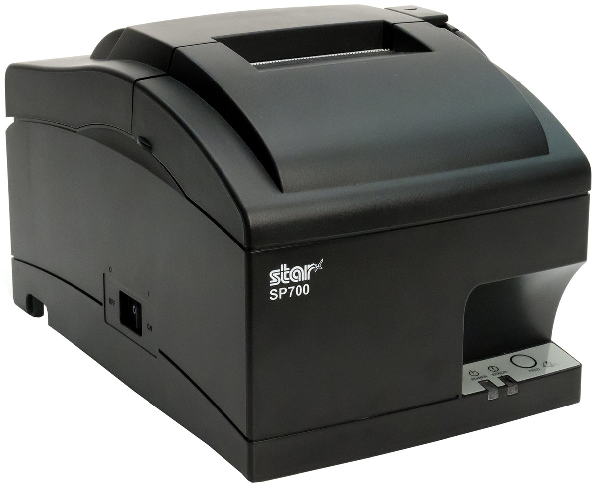Star Micronics SP742MD Serial Impact Receipt Printer with Auto-Cutter and Internal Power Supply - Gray