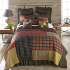 Donna Sharp Cotton Twin Quilt, Woodland Square, 69" x 90"