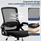 Ergonomic Office Chair Desk Chair with Adjustable Lumbar Support