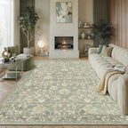 HUGEAR 8x10 Beige Neutral Area Rugs Washable Rug Carpet