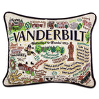 Catstudio Texas A&M Aggies Hand Embroidered Throw Pillow