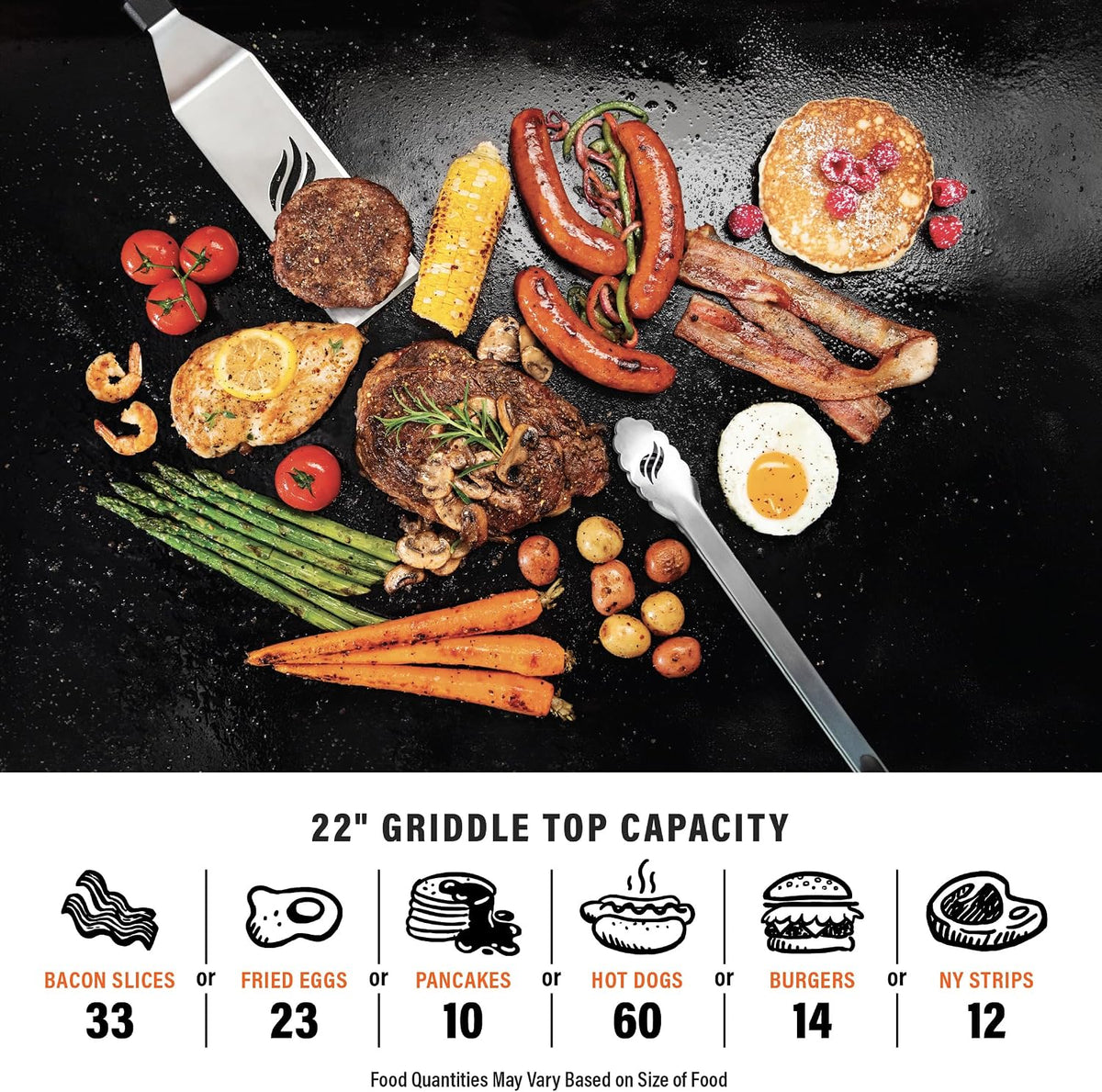 Blackstone 2203 22" Tabletop Griddle, Black