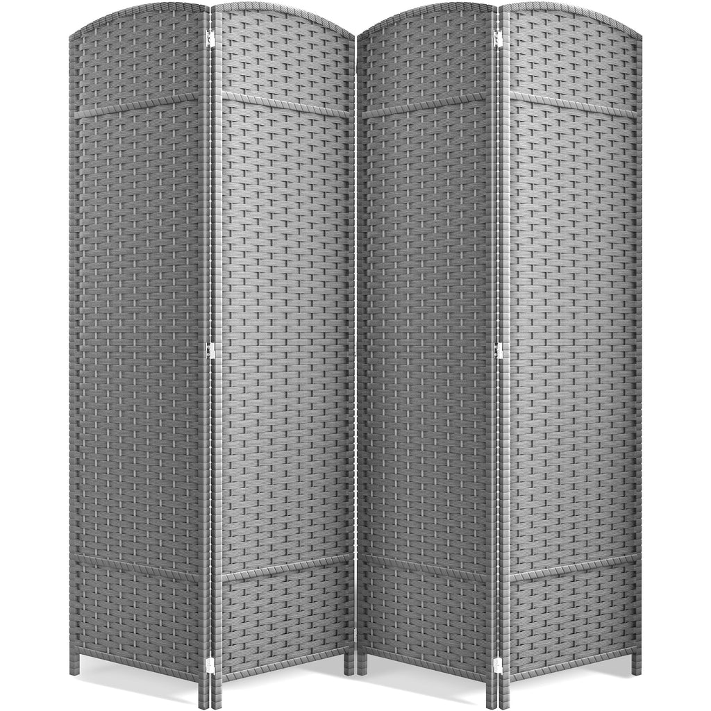 Sorbus Foldable Room Divider, Mesh Privacy Screen (8 Panel, Chocolate)