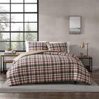 Eddie Bauer - Queen Duvet Cover Set with Shams