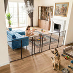 FXW Dog Gate, Extra Wide Adjustable for Openings Up to 111", 32" H
