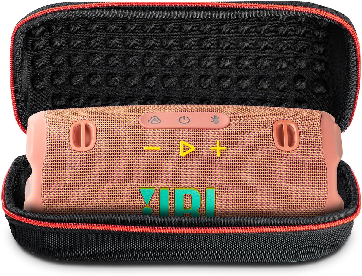 JBL Charge 6 Portable Bluetooth Speaker (Pink) | IP68 Waterproof, DustProof, and DropProof, Outdoor Wireless Audio |28Hrs Playtime + Travel Case Bundle