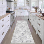 HUGEAR 8x10 Beige Neutral Area Rugs Washable Rug Carpet