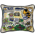 Catstudio Texas A&M Aggies Hand Embroidered Throw Pillow