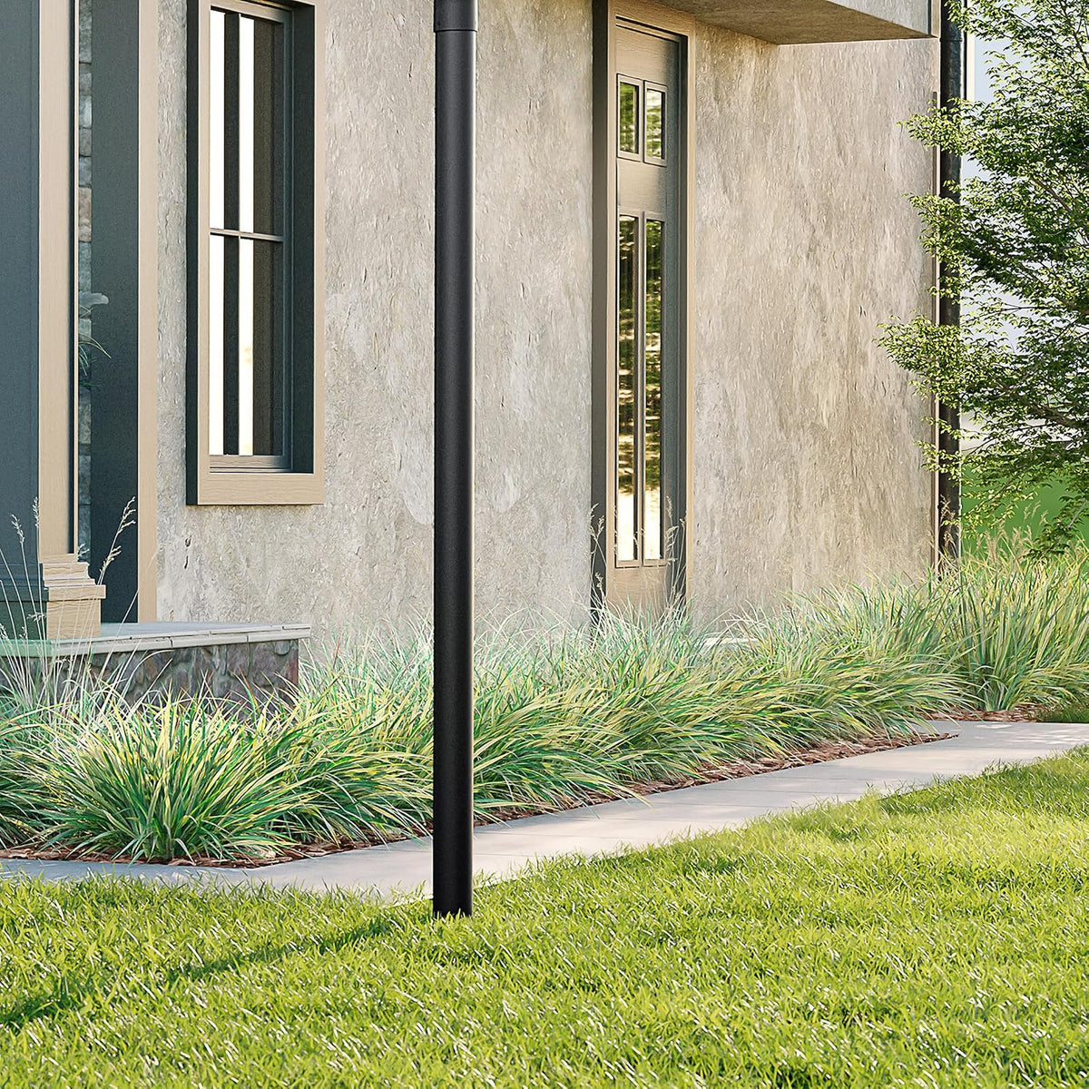 Kichler Outdoor Light Post, Black