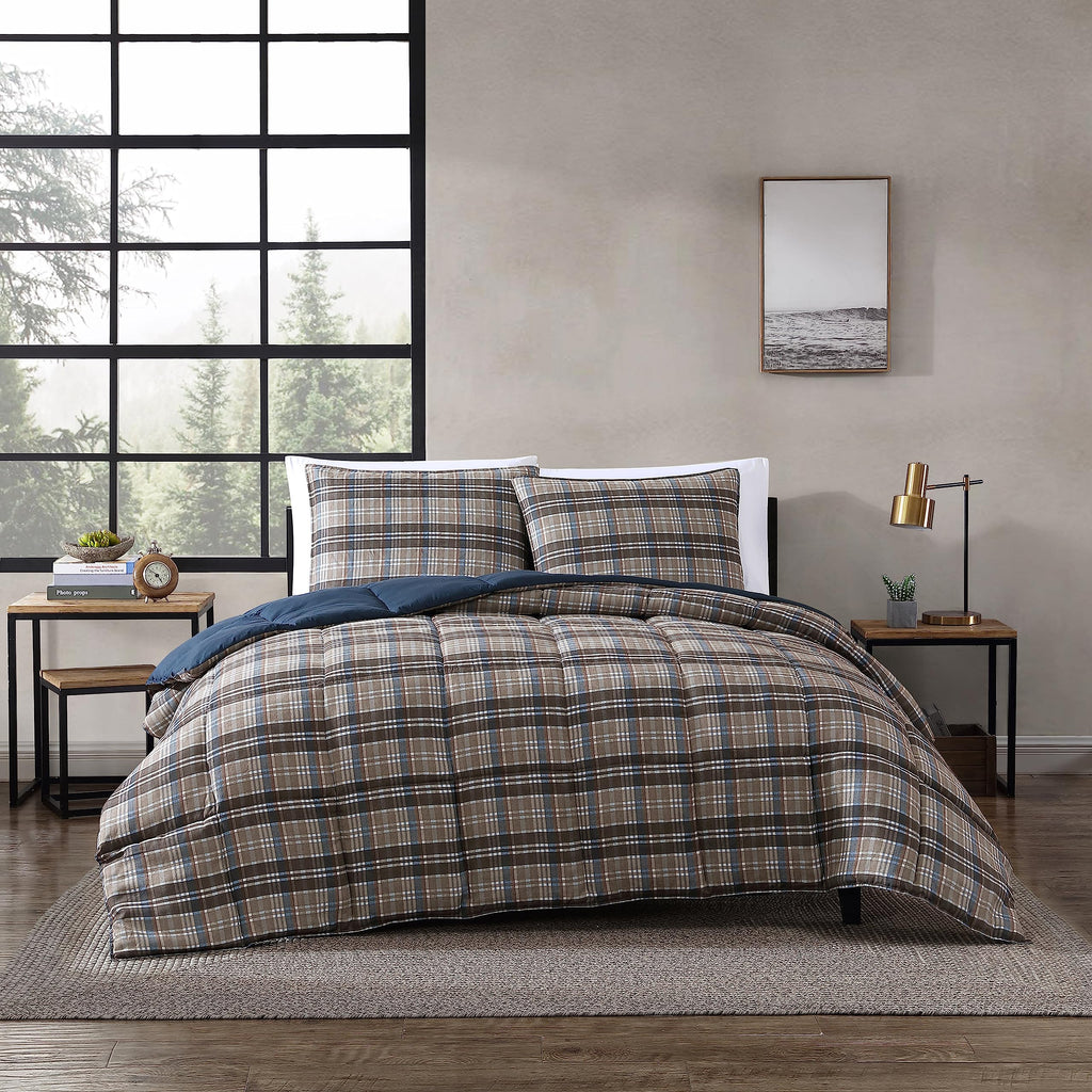 Eddie Bauer - Queen Duvet Cover Set with Shams